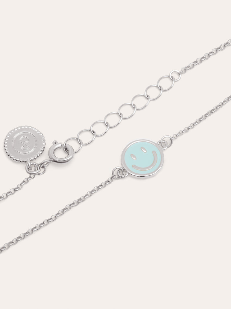 Smiley Sky Enamel Armband