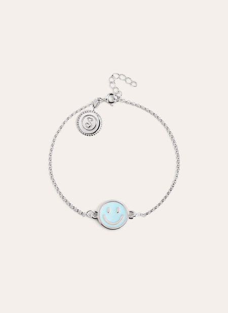 Pulsera Smiley Sky Enamel