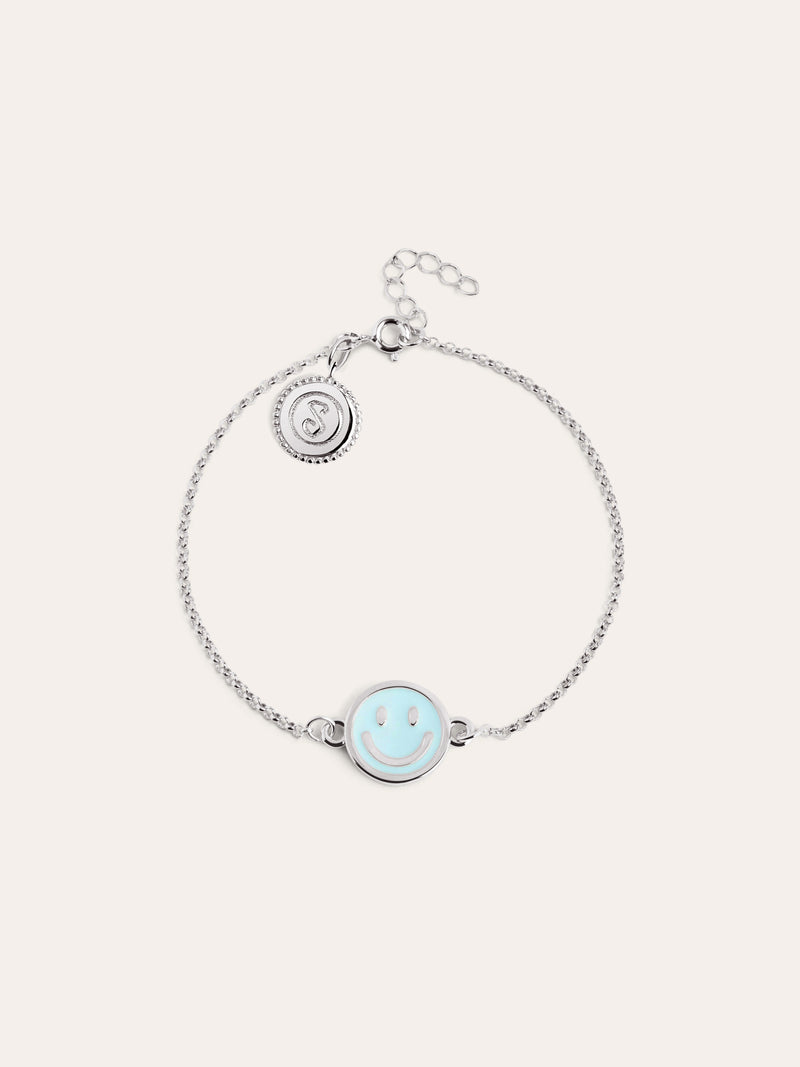 Smiley Sky Enamel Armband