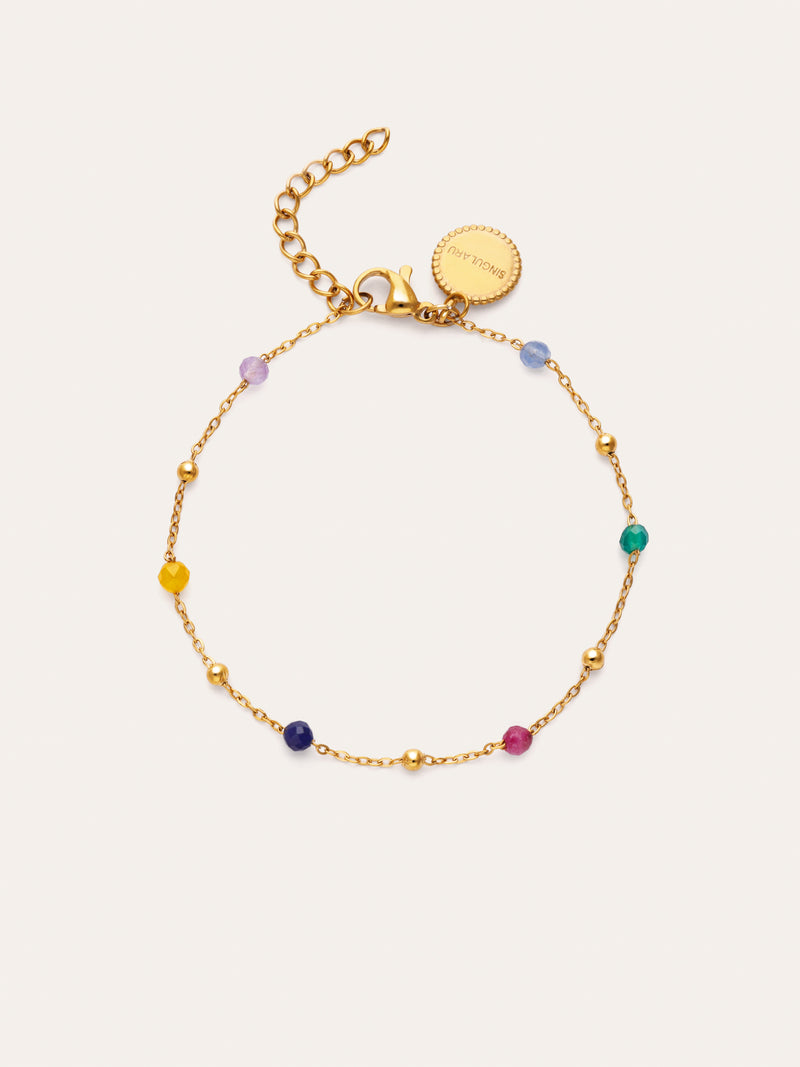 Sophie Colors Steel Bracelet Gold Plated