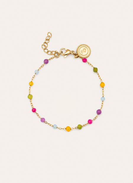 Pulsera Stella Color Acero Baño Oro