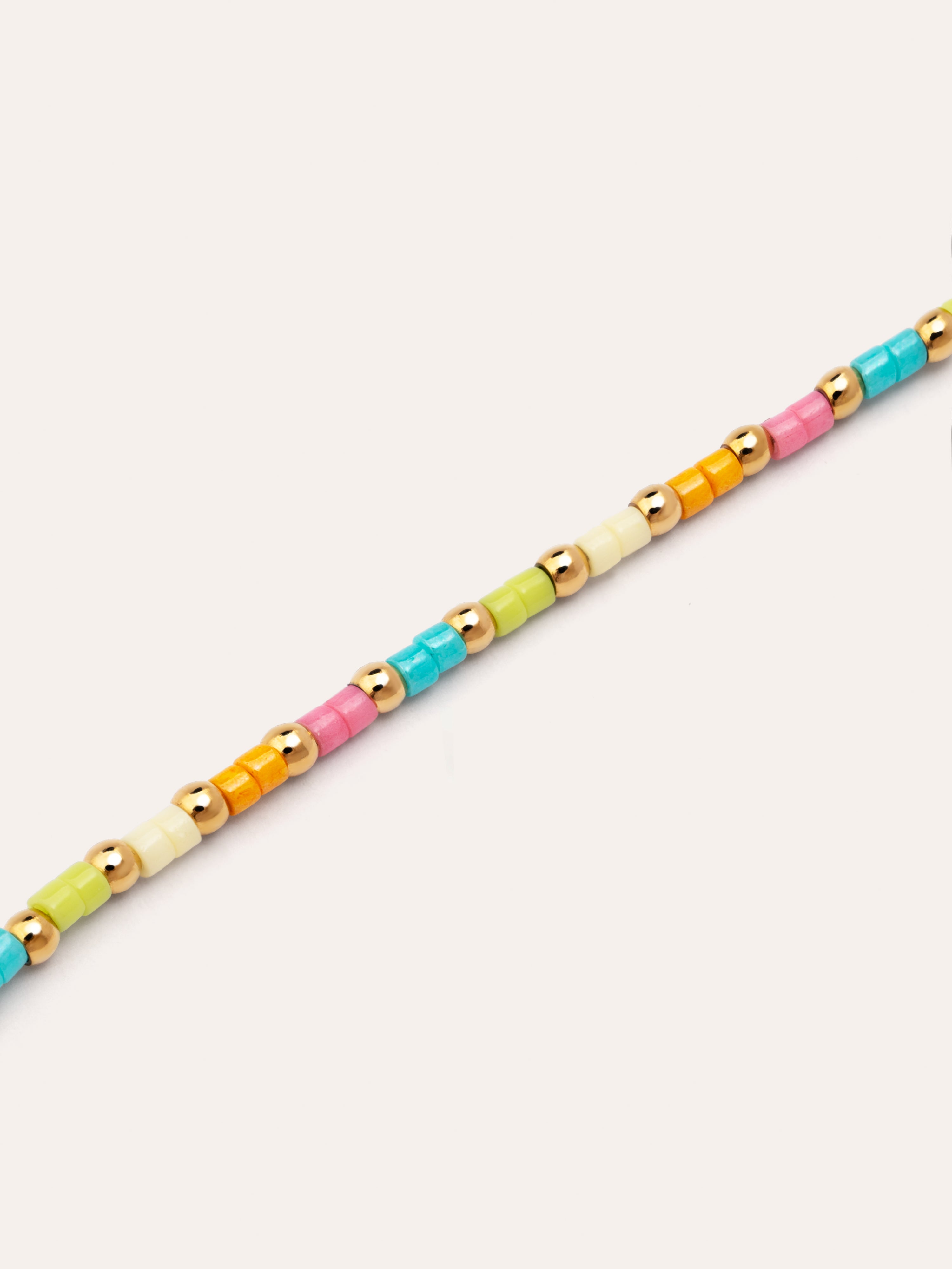 Sweet Colors Stainless Steel Gold Bracelet