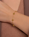 Tiny Daisy Gold Bracelet