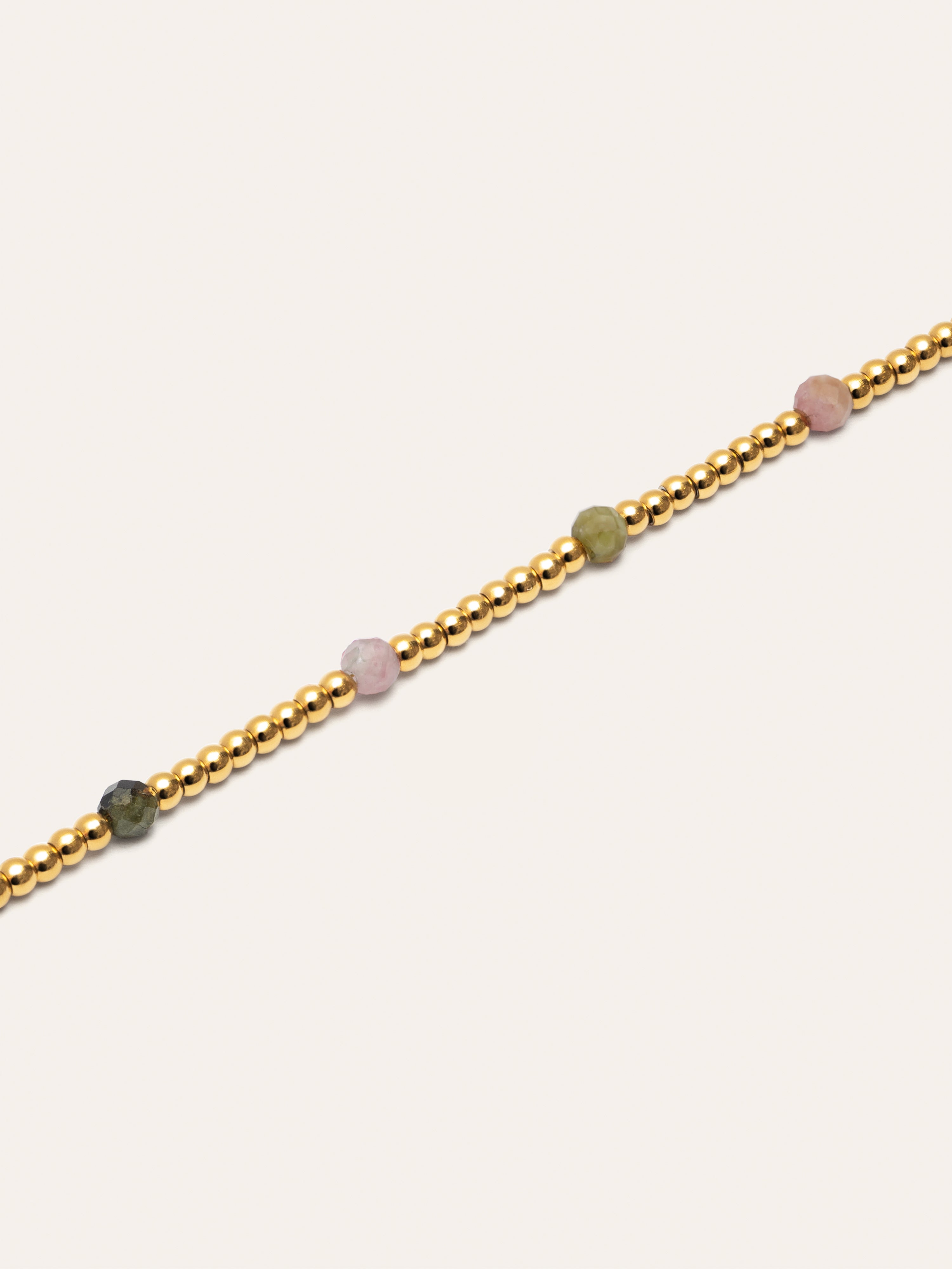 Bracelet Tourmaline Dream Acier Plaqué Or