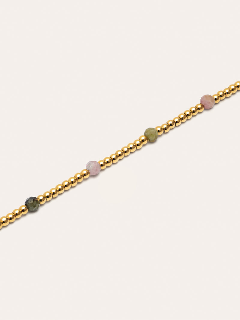 Bracelet Tourmaline Dream Acier Plaqué Or