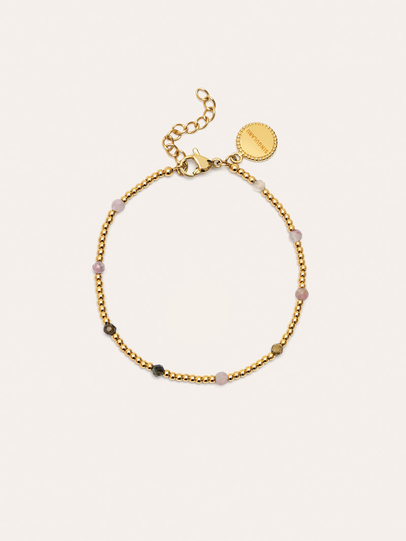 Bracelet Tourmaline Dream Acier Plaqué Or