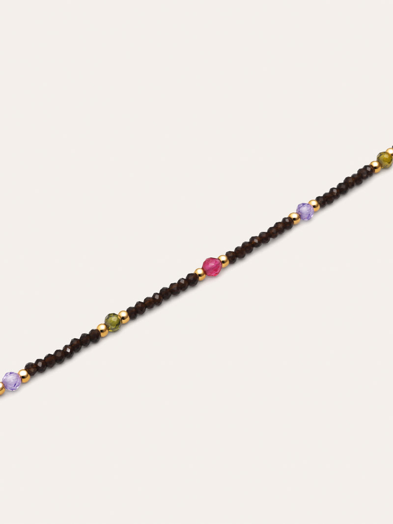 Armband Winter Glam, Edelstahl vergoldet
