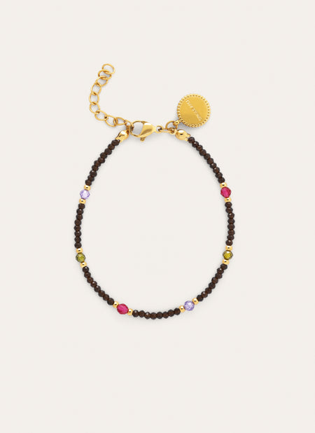 Bracelet Winter Glam Acier Plaqué Or