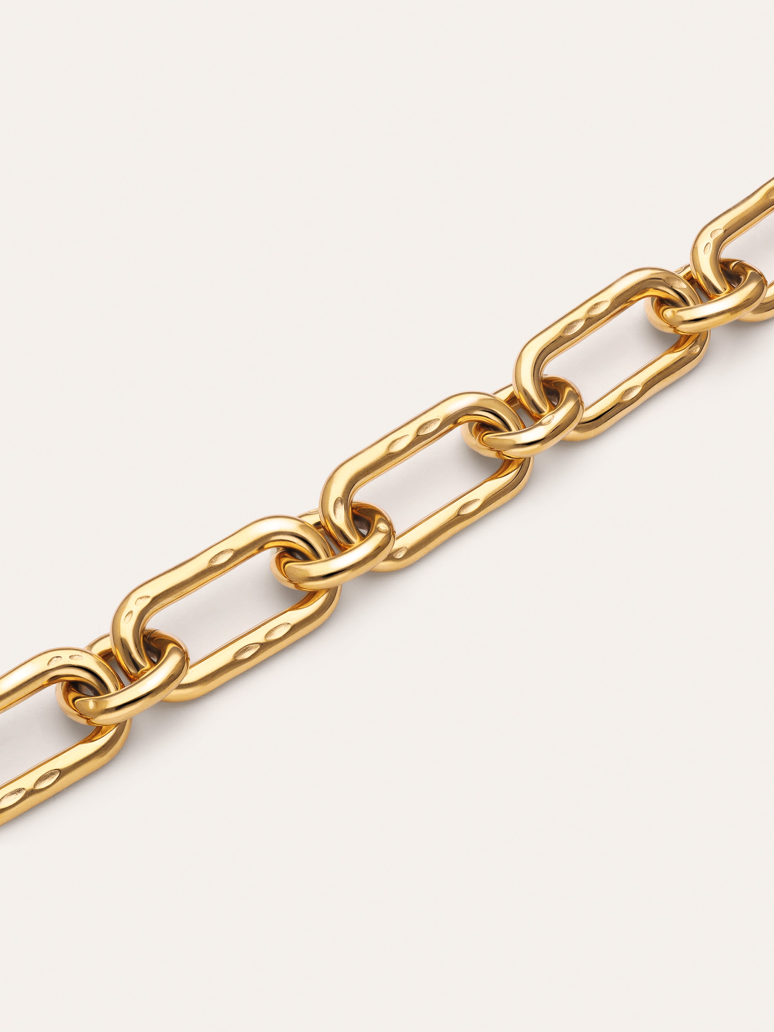 Armband Zambia Link Edelstahl mit 18kt Goldbeschichtung