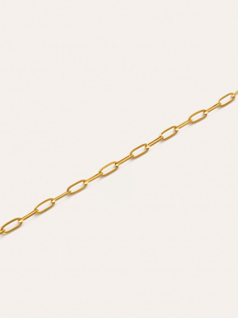 Chic Gold-Plated Steel Anklet