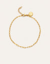 Chic Gold-Plated Steel Anklet