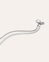 Double Tail Lisse Anklet Steel