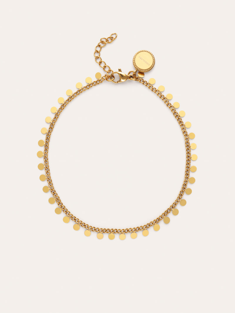 Folklore Gold-Plated Steel Anklet