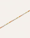 Rainbow Pastel Anklet Steel Gold Plated