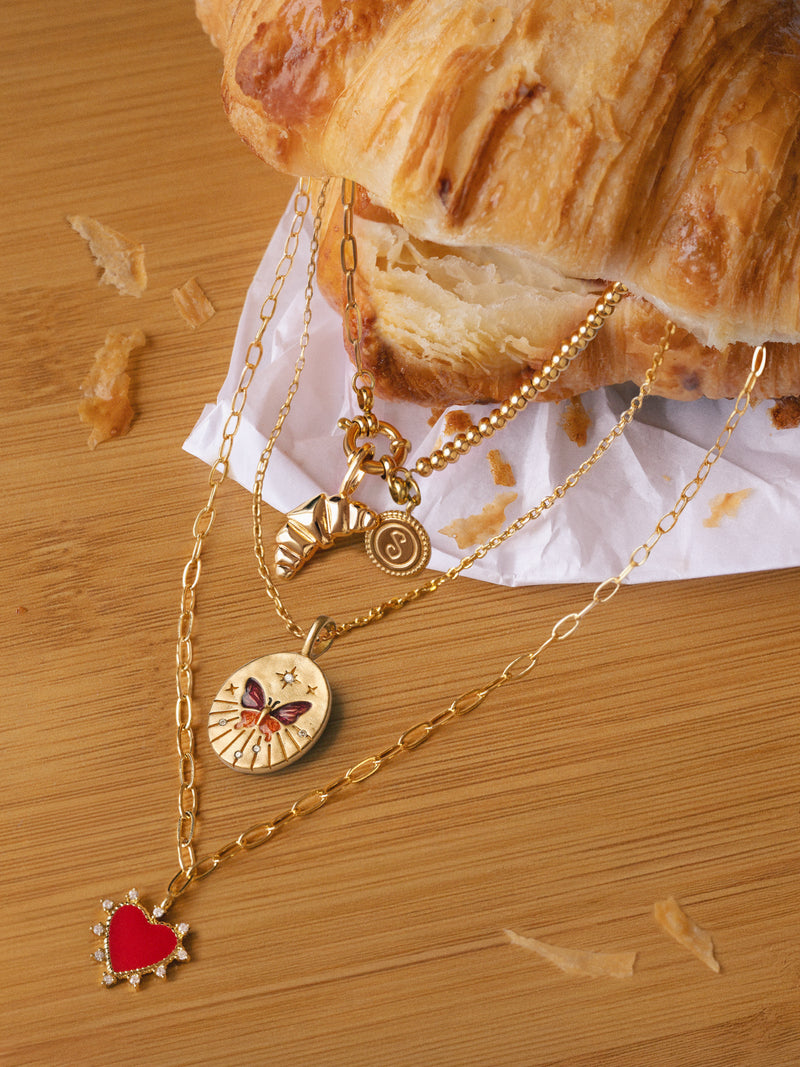 Collier Amour Plaqué Or