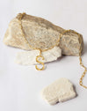 Collar Personalizado Chic Letter XL Acero Baño Oro