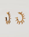 Pendientes Aro Sun Baño Oro