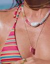 Easy Rosé Necklace Gold Plated Steel