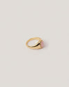Amanda Pink Ring vergoldet