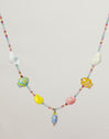 Collar Reef Acero Baño Oro
