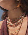 Collana Mawi Colors Acciaio Placcato Oro