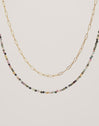 Collar Eloise Long Acero Baño Oro