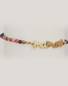 Pulsera Mamá Heart Tourmaline Acero Baño Oro