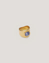Bague My Cianita Acier plaqué or