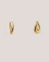 Boucles D'oreilles Organic Twist Plaqué Or