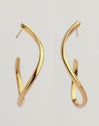 Pendientes Brisa Acero Baño Oro