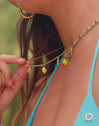 Collier Multicharm Apéritif Marin Acier Plaqué Or