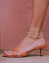 Chic Gold-Plated Steel Anklet