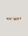 Pulsera Palmar Colors Acero Baño Oro
