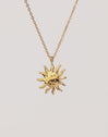 Collar Sun Light Acero Baño Oro