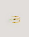 Ring Spiral Spark vergoldet - vista 4