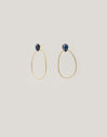 Orecchini Catalina Oval Acciaio Placcato Oro