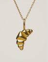 Charm Croissant Baño Oro