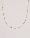 Collar Crystal Summer Acero Baño Oro