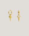 Creolen-Ohrringe Carmen True Mar Edelstahl mit 18kt Goldbeschichtung
