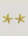 Pendientes Starfish Enamel Colors Baño Oro