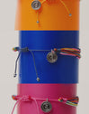 Set 3 Carla Rainbow Armbänder aus Stahl