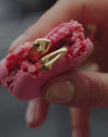 Abbraccio Amour Stainless Steel Gold Ring