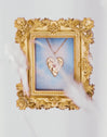 Charm Raw Heart Baño Oro