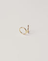 Pendientes Aro Ana XS Plata Baño Oro
