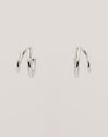 Pendientes Gota Spiral Plata