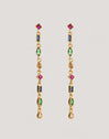 Boucles d'oreilles Cascade Colors Plaqué Or