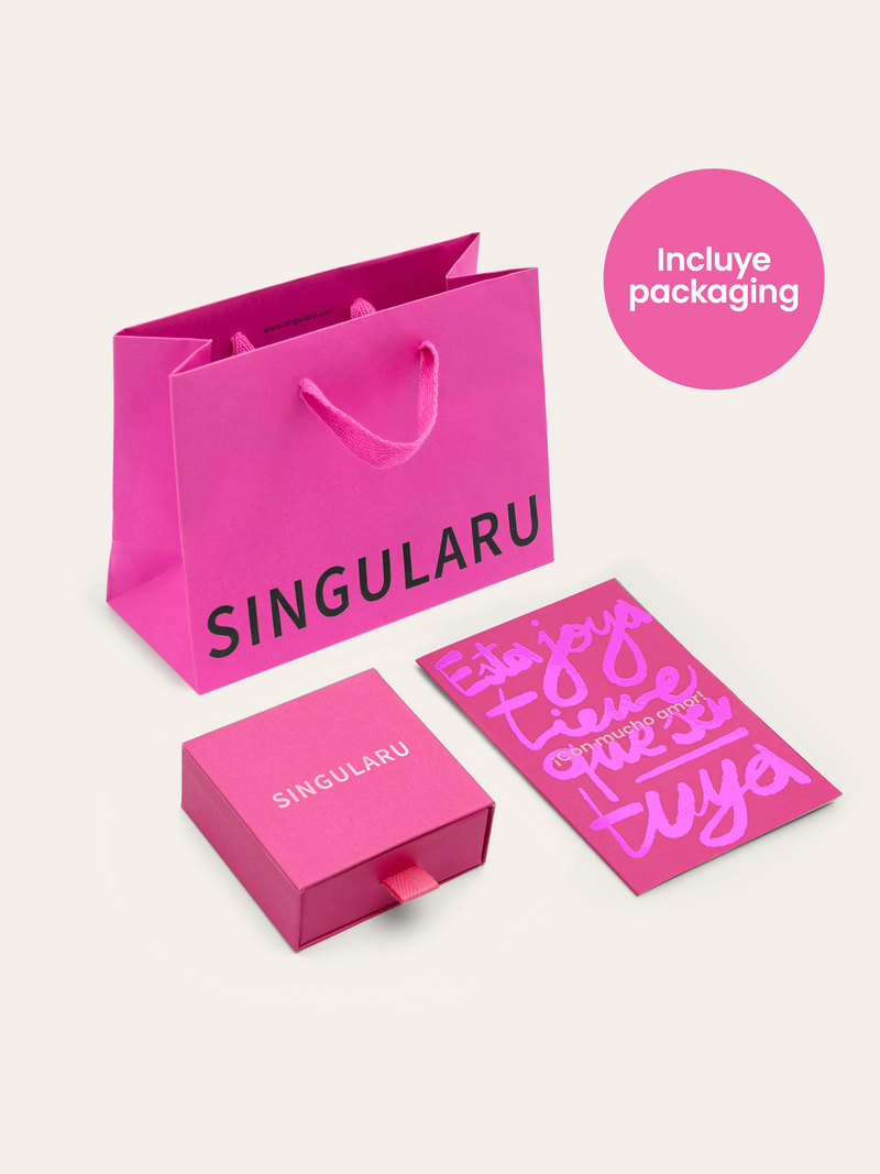 Pack Presente Colar Fine Chic e Charm Caniche Toy Banhado a Ouro