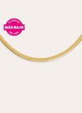 Collar Lisse S Acero Baño Oro