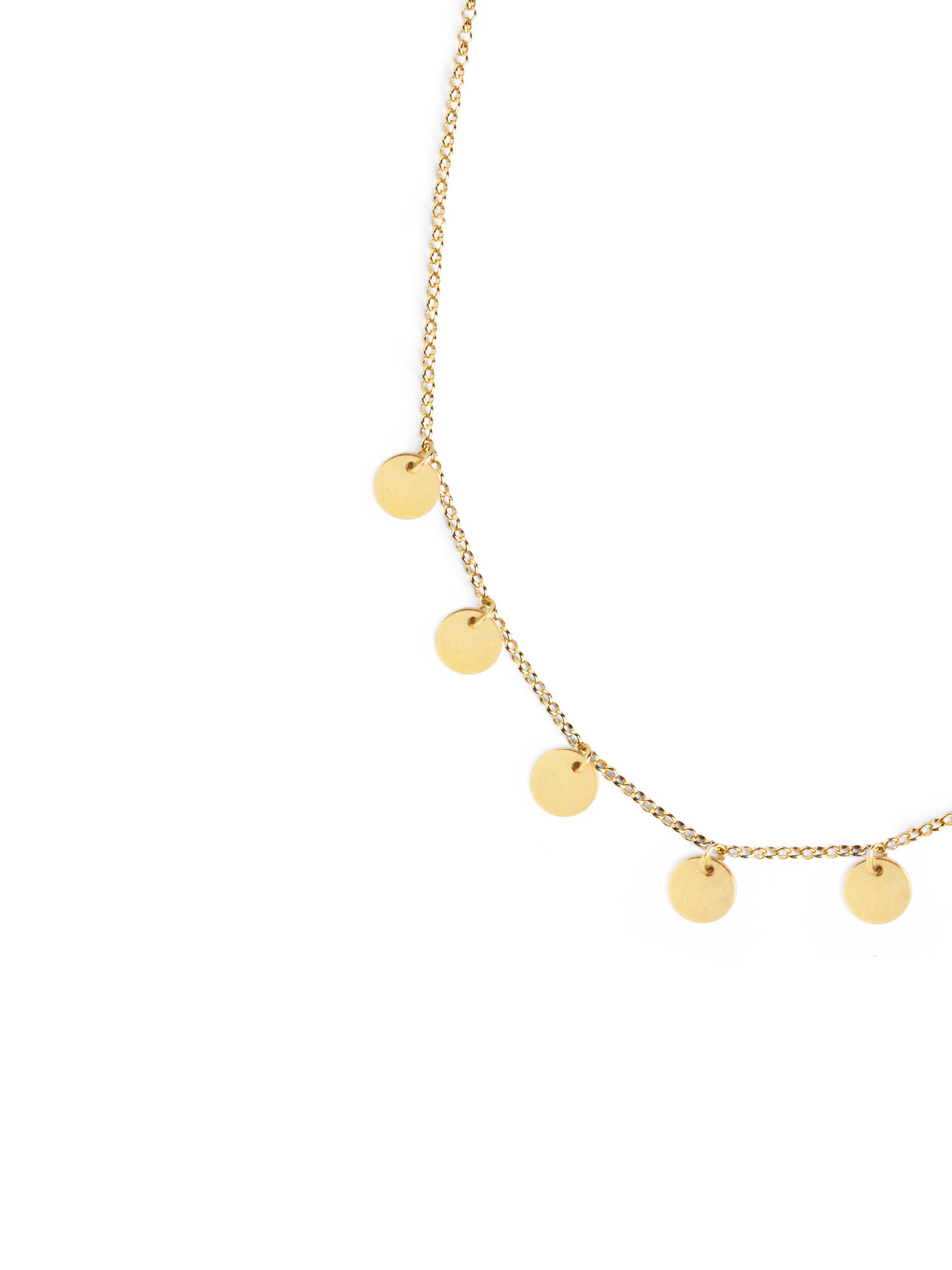 Mini Moons Gold Necklace