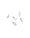 Initiale Collier Personnalisé Letters Argent A